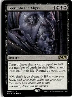 2020 Core Set 2021 Peer into the Abyss Core/Rare #117 - Image 1