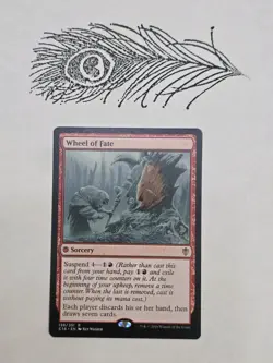 Wheel of Fate X1 Commander 2016 Non Foil Mtg Magic The Gathering - Image 1