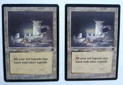 Magic the Gathering MTG Legends MOUNTAIN STRONGHOLD X 2 U 1994 NM & MP NICE! - Image 1