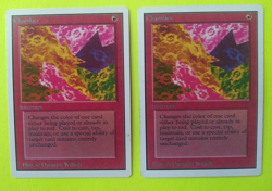 Magic the Gathering Unlimited CHAOSLACE X2 MP 1993 R VINTAGE! - Image 2