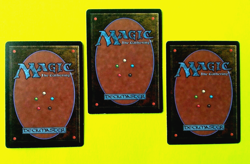 Magic the Gathering Unlimited KARMA X3 U (2 LP & 1 MP) 1993 Vintage! - Image 3
