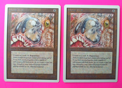 Magic the Gathering Unlimited LIVING WALL X 2 LP/EX Un 1993 Nice! - Image 2