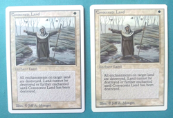 Magic the Gathering Unlimited CONSECRATE LAND X 2 (LP/EX & MP) U 1993 Nice! - Image 1