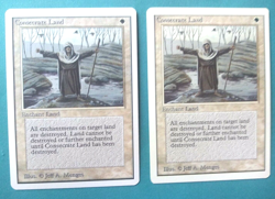 Magic the Gathering Unlimited CONSECRATE LAND X 2 (LP/EX & MP) U 1993 Nice! - Image 2