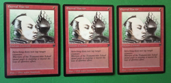 Magic the Gathering MTG Legends ETERNAL WARRIOR X 3 LP/EX U 1994 Nice! - Image 1