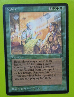 Magic the Gathering MTG Legends REBIRTH R 1994 MP Vintage NICE! - Image 1