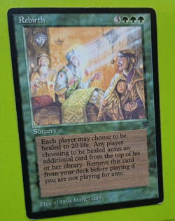 Magic the Gathering MTG Legends REBIRTH R 1994 MP Vintage NICE! - Image 2