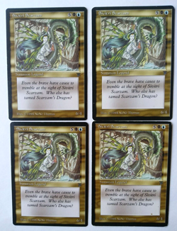 Magic the Gathering MTG Legends SIVITRI SCARZAM X4 (3 LP/EX 1 MP) 1994 PLAYSET - Image 1