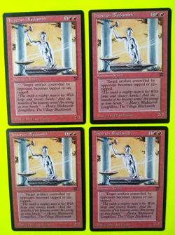 Magic the Gathering MTG Legends HYPERION BLACKSMITH X4 2 NM/M & 2 LP/EX U 1994! - Image 1