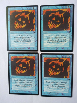 Magic the Gathering MTG Legends SILHOUETTE X4 VLP/EX U 1994 PLAYSET Nice!! - Image 2