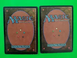 Magic the Gathering Unlimited SIMULACRUM X 2 Vintage MP U 1993 Nice! - Image 4