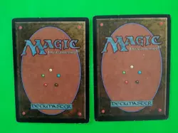 Magic the Gathering Unlimited SIMULACRUM X 2 Vintage MP U 1993 Nice! - Image 5