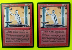 Magic the Gathering MTG Legends HYPERION BLACKSMITH X2 (LP & HP) U 1994 NICE! - Image 1