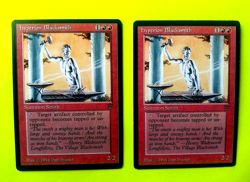 Magic the Gathering MTG Legends HYPERION BLACKSMITH X2 (LP & HP) U 1994 NICE! - Image 2