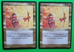 Magic the Gathering MTG Legends TOR WAUKI X 2 U 1994 Vintage - Image 1