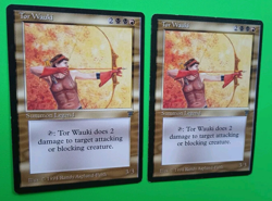Magic the Gathering MTG Legends TOR WAUKI X 2 U 1994 Vintage - Image 2