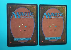 Magic the Gathering Unlimited WOODEN SPHERE X 2 LP & MP U 1993 Nice! - Image 2