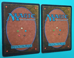 Magic the Gathering Unlimited WOODEN SPHERE X 2 LP & MP U 1993 Nice! - Image 3