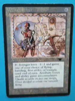 Magic the Gathering MTG Antiquities URZA'S AVENGER MP RARE 1994 Vintage! - Image 1