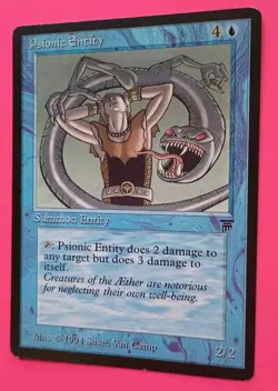 Magic the Gathering MTG Legends PSIONIC ENERGY R LP/EX 1994 Vintage!! - Image 3