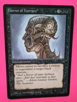 Magic the Gathering MTG Legends HORROR OF HORRORS LP/EX U 1994 Vintage!! - Image 2