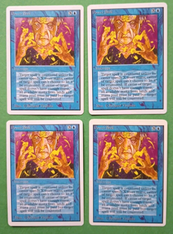 Magic the Gathering Unlimited POWER SINK X 4 ( 3 LP/EX & 1 MP) C 1993 Vintage!! - Image 1