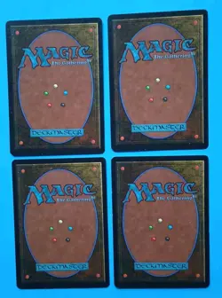 Magic the Gathering Unlimited SCATHE ZOMBIES X 4 LP/EX C 1993 Nice! - Image 2