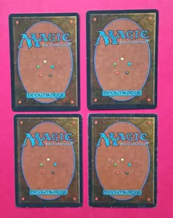 Magic the Gathering Unlimited PESTILENCE X 4 (2 LP & 1 MP & 1 HP) C 1993 Nice! - Image 3