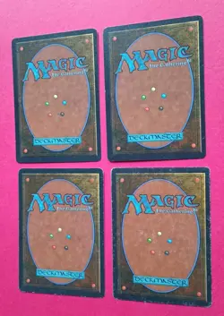 Magic the Gathering Unlimited PESTILENCE X 4 (2 LP & 1 MP & 1 HP) C 1993 Nice! - Image 4