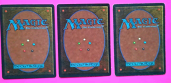 Magic the Gathering Unlimited GREEN WARD X 3 ( LP/EX & MP & HP) U 1993! - Image 4