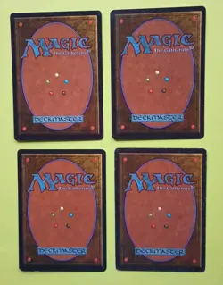 Magic the Gathering Unlimited MONS'S GOBLIN RAIDERS X 4 (3 LP & 1 HP) 1993 NICE - Image 2