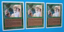 Magic the Gathering MTG Unlimited LEY DRUID X 3 (2 LP & 1 HP) U 1993! - Image 2