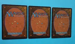 Magic the Gathering Unlimited DEATHGRIP X 3 ( 1 LP & 2HP) U 1993! - Image 4