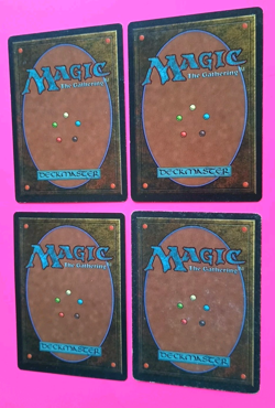 Magic the Gathering Unlimited ROD OF RUIN X 4 ( 3 LP/EX & 1 HP) U 1993 - Image 3