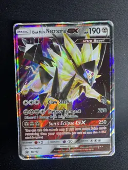 Pokemon TCG Dusk Mane Necrozma Gx Black Star Promo Sm102 - Image 1
