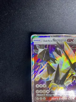 Pokemon TCG Dusk Mane Necrozma Gx Black Star Promo Sm102 - Image 3