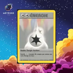 Carte Pokemon Double Energie Incolore 96/102 Set de base Francais - Image 1