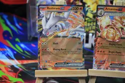 Pokemon TCG Reshiram EX 020 Koraidon EX 125 Arcanine EX 032 Card BUNDLE - Image 3