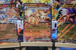 Pokemon TCG Reshiram EX 020 Koraidon EX 125 Arcanine EX 032 Card BUNDLE - Image 4
