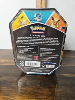 Pokemon TCG Eevee Evolutions Tin 2021 [ Flareon V Edition ] [Evolving Skies] - Image 2
