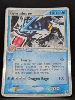 Gyarados ex 109/112 FireRed & LeafGreen Holo Ultra Rare Pokemon TCG Nintendo HP - Image 3