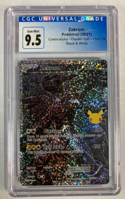 Zekrom #114/114 Holo - Pokemon(2021) B&W Celebrations Classic Coll. CGC GM 9.5💎 - Image 1