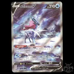 Suicune V GG38/GG70 Crown Zenith: Galarian Gallery NM Pokemon - Image 1