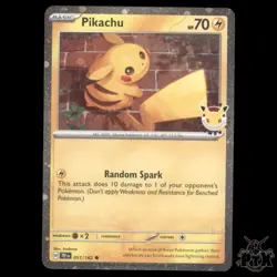 Pikachu 051/162 Pokemon Day Promo 2026 NM Pokemon - Image 1