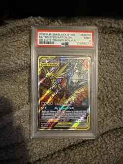 Moltres & Zapdos & Articuno GX SM210 PSA 9 Hidden Fates Promo Pokemon Card Mint - Image 1