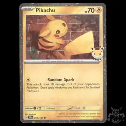 Pikachu 051/162 Pokemon Day Promo 2026 NM Pokemon - Image 1
