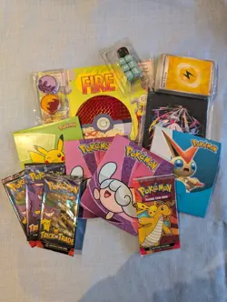 Mixed Bundle Sealed Pokemon Packs - Energy Cards - Pokemon Centre - Dice & More - Image 1