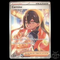 Carmine #217/167 Twilight Masquerade NM/Near Mint Pokemon 2024 - Image 1
