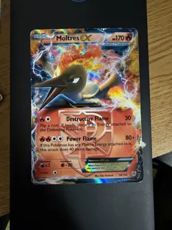 Pokemon Moltres EX Team Plasma Ultra Rare Holo Plasma Storm 170 HP 14/135 - Image 1
