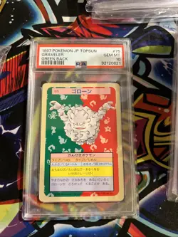 Pokemon Graveler 075 Green Back TopSun Japanese PSA 10 - Image 1